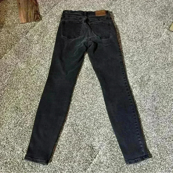 MADEWELL Women's Black 9" High-Rise Skinny Jeans SIZE 26 - Picture 8 of 10
